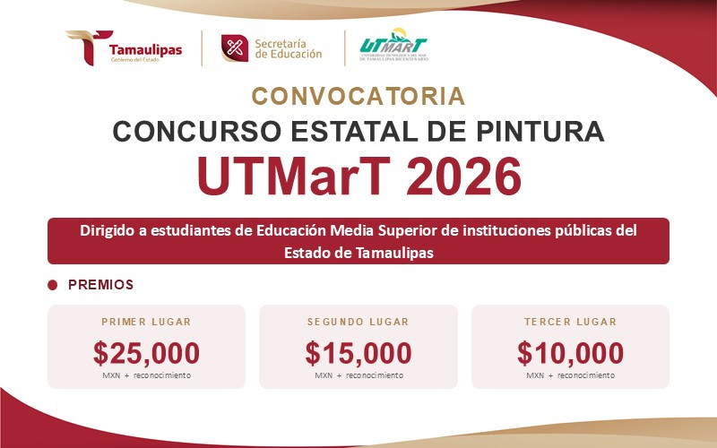 CONVOCATORIA Concurso Estatal de Pintura UTMarT 2026